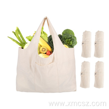 Pure cotton reusable grocery tote shopping bagshopping bag